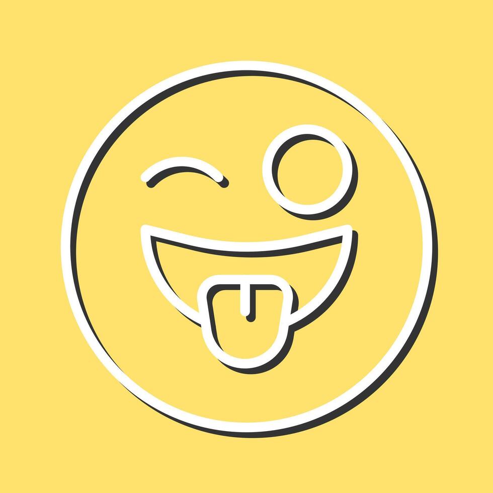 Zany Face Icon Design vector