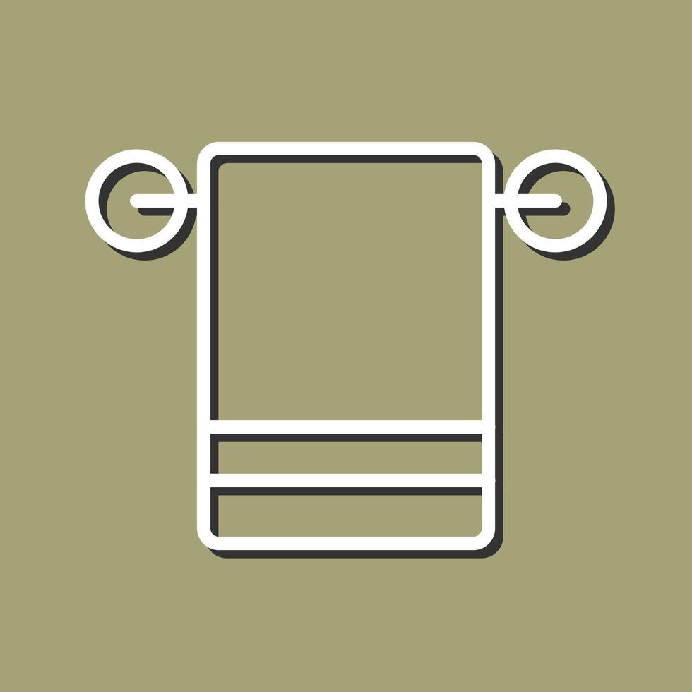 Bath Towels Icon Design vector
