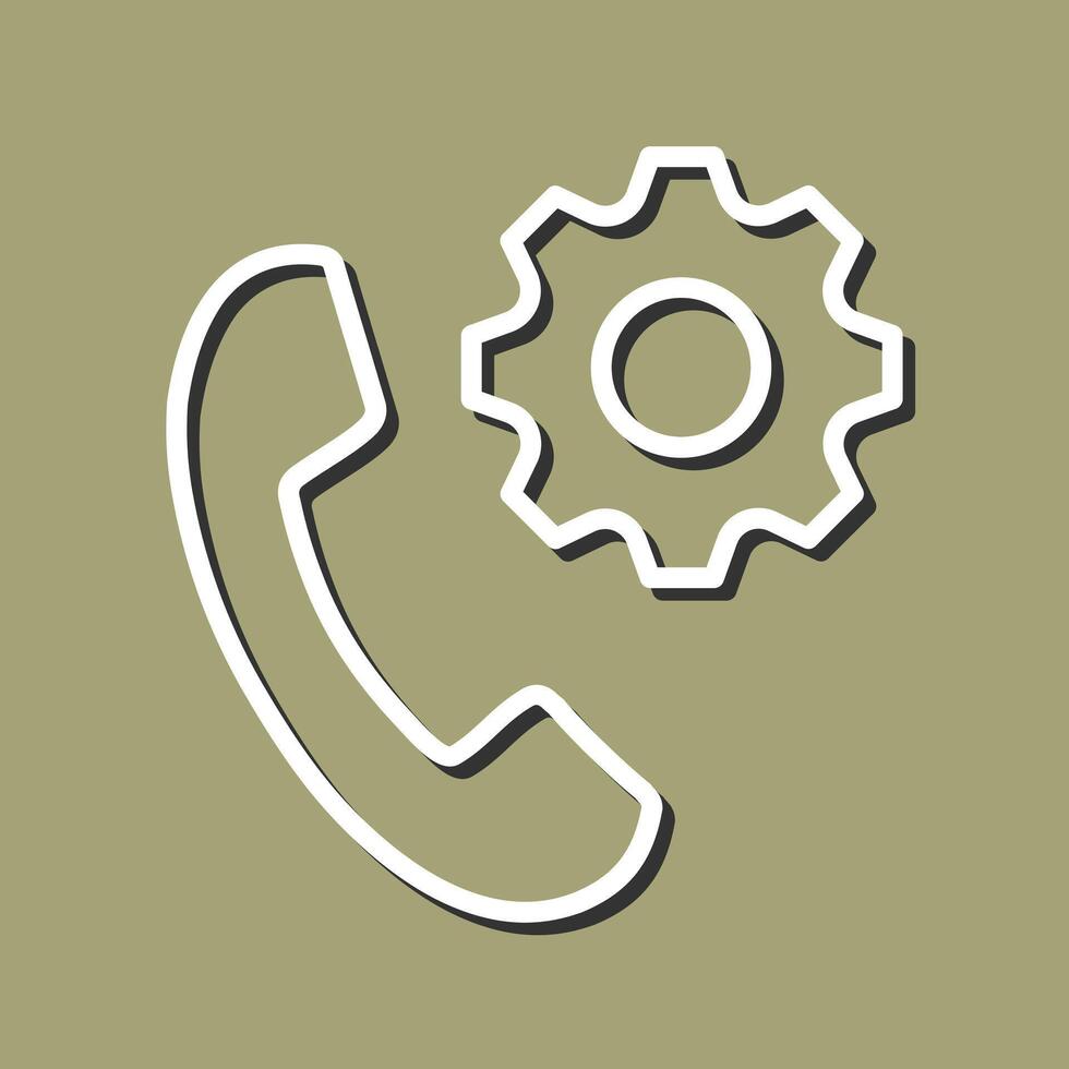 Technical Help Icon Design vector