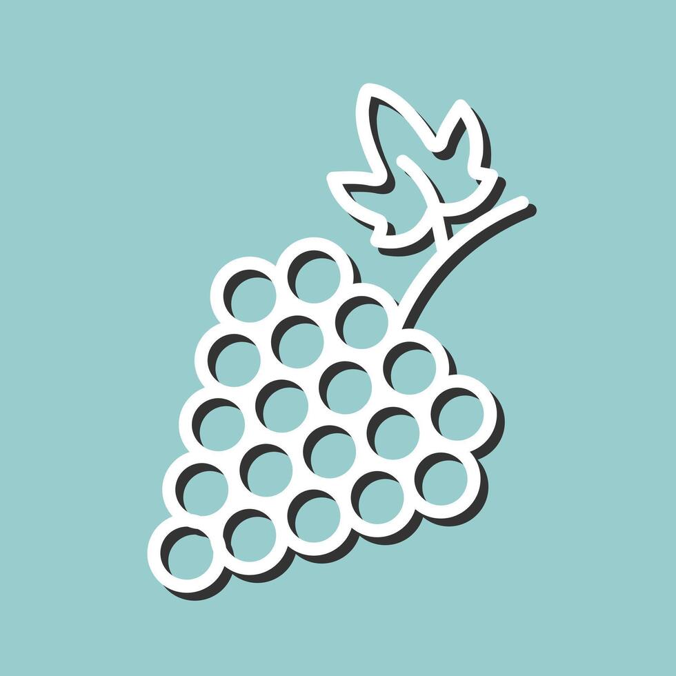 Grapes Icon Design vector