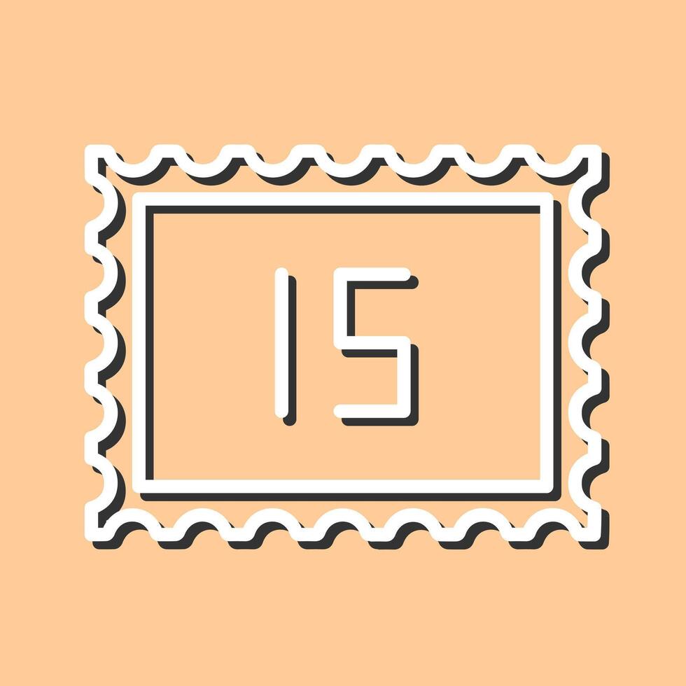 Postage Due Icon Design vector