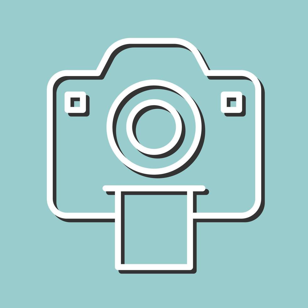 Polaroid Photos Icon Design vector