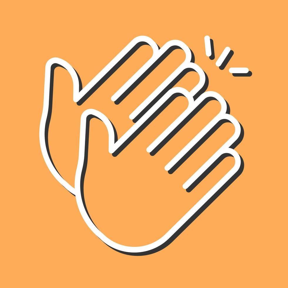 Clapping Hands Icon Design vector