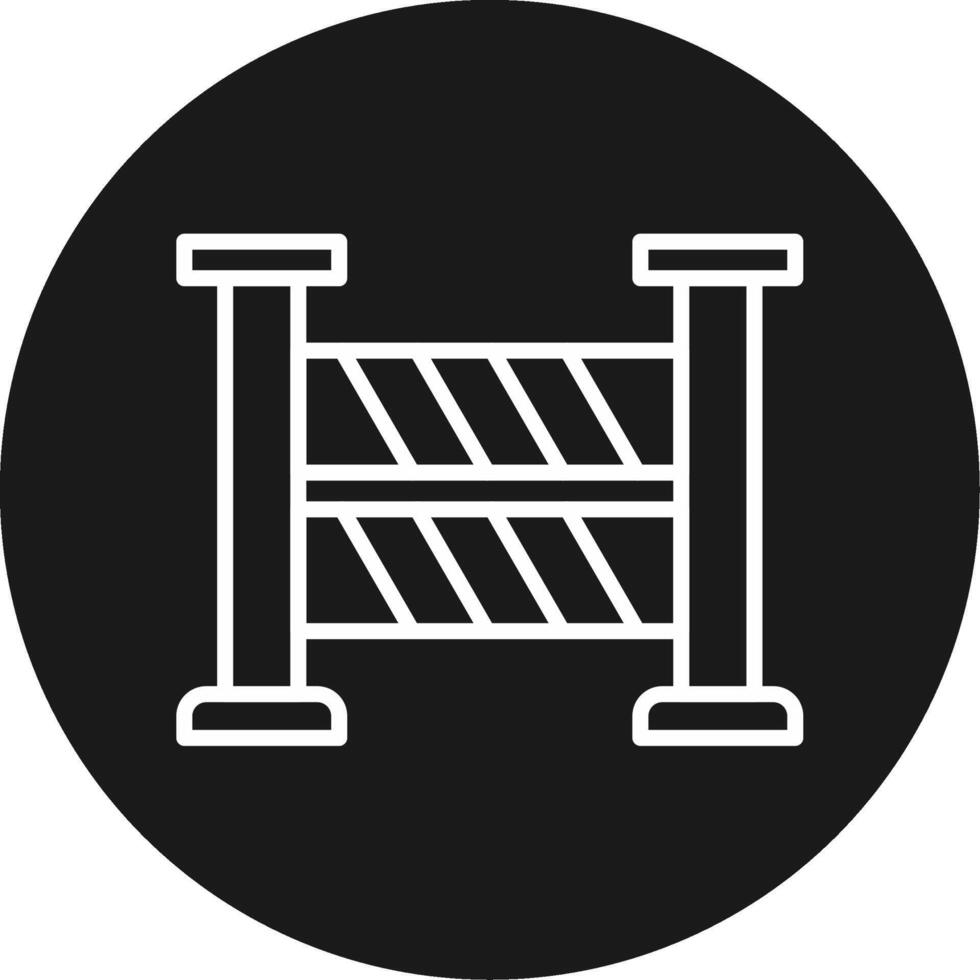 Road Block Icon Design vector