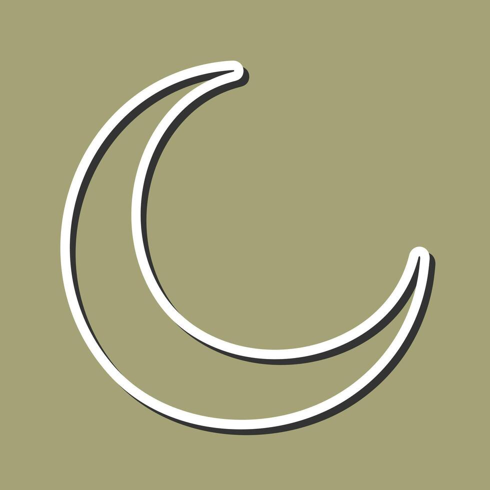 Moon Icon Design vector