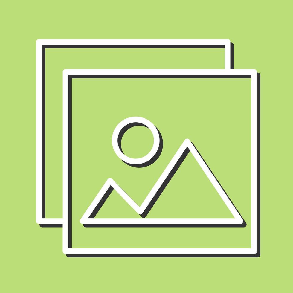 Photo Memories Icon Design vector