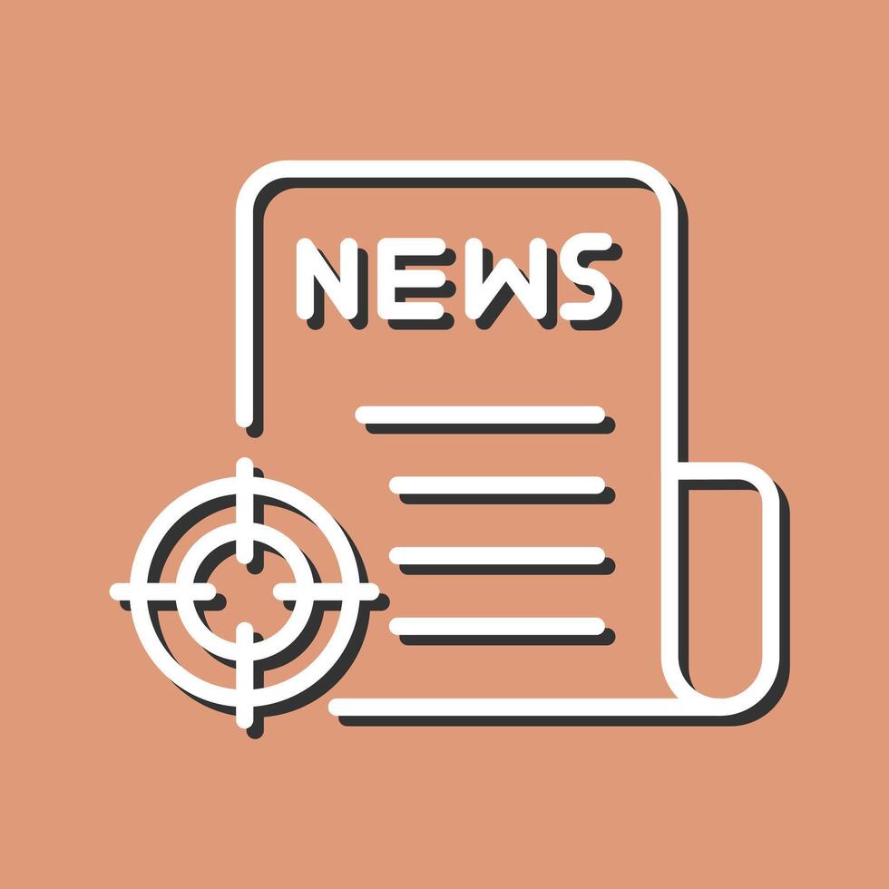 News Scoop Icon Design vector