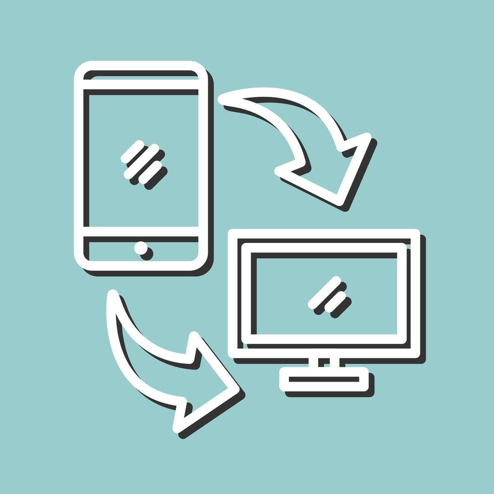 Synchronization Icon Design vector