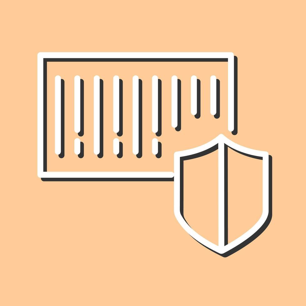 Barcode Security Icon Design vector