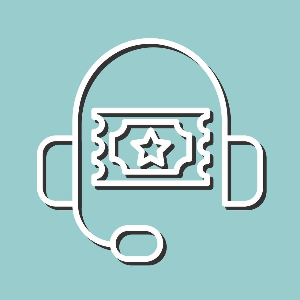 Support Ticket Icon Design vector