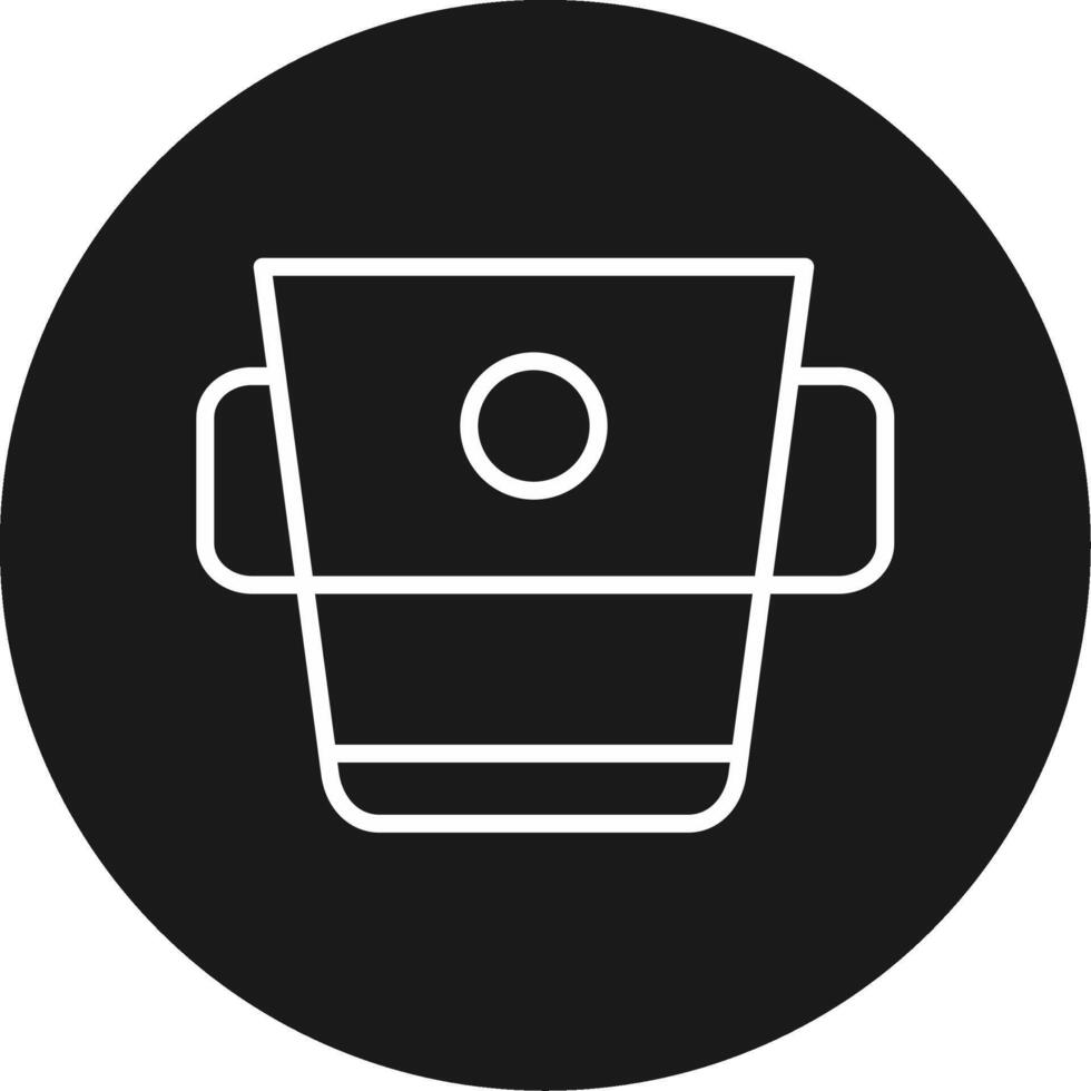 Water Bucket Icon Design vector
