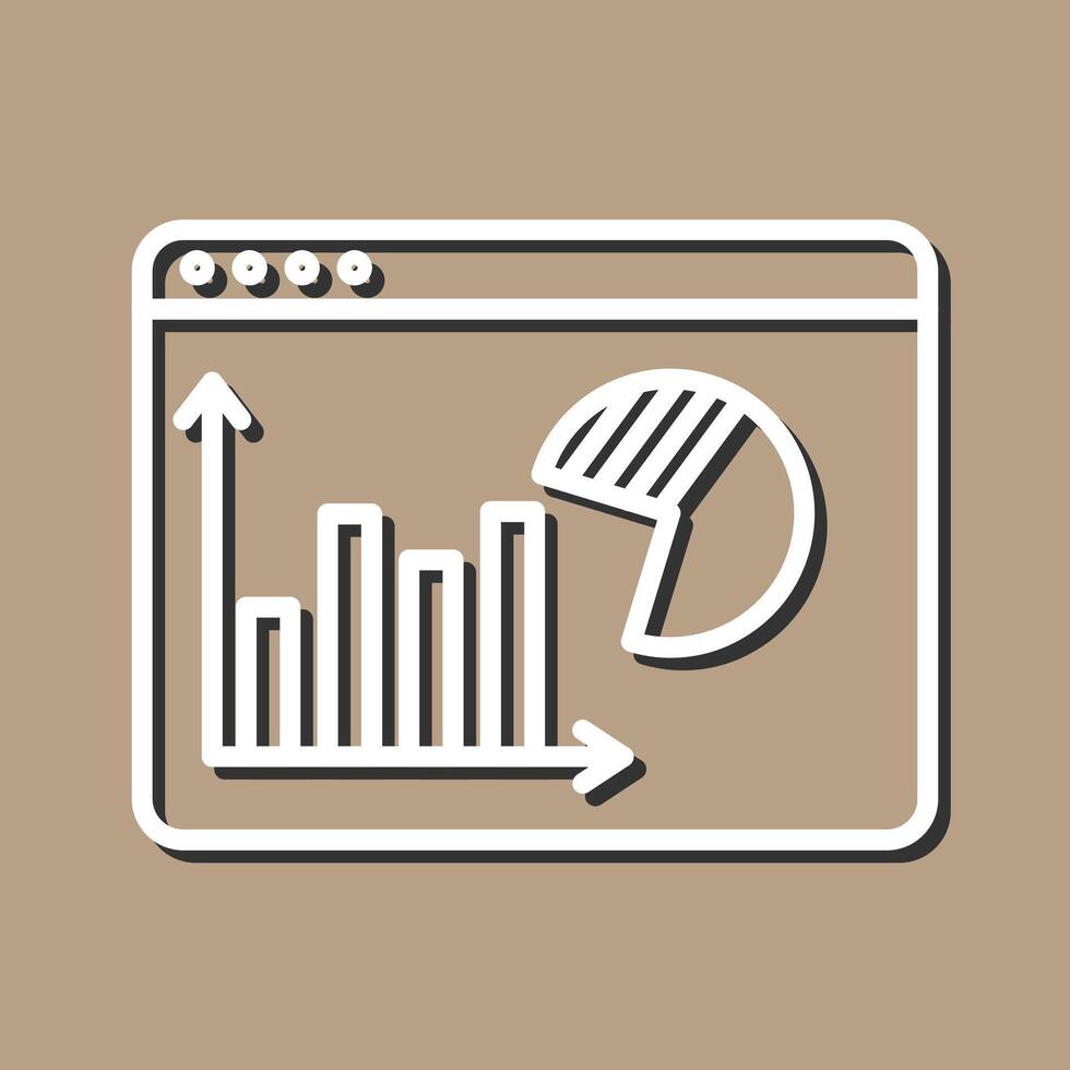 Data Visualization Icon Design vector