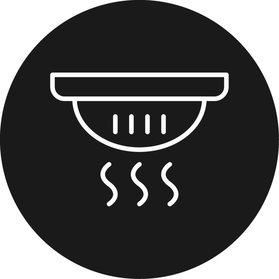 Smoke Detector Icon Design vector