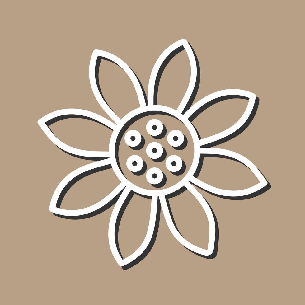 Sunflower Symbol Icon Design vector