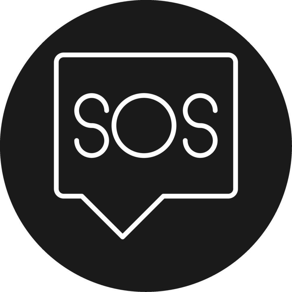 Sos Icon Design vector