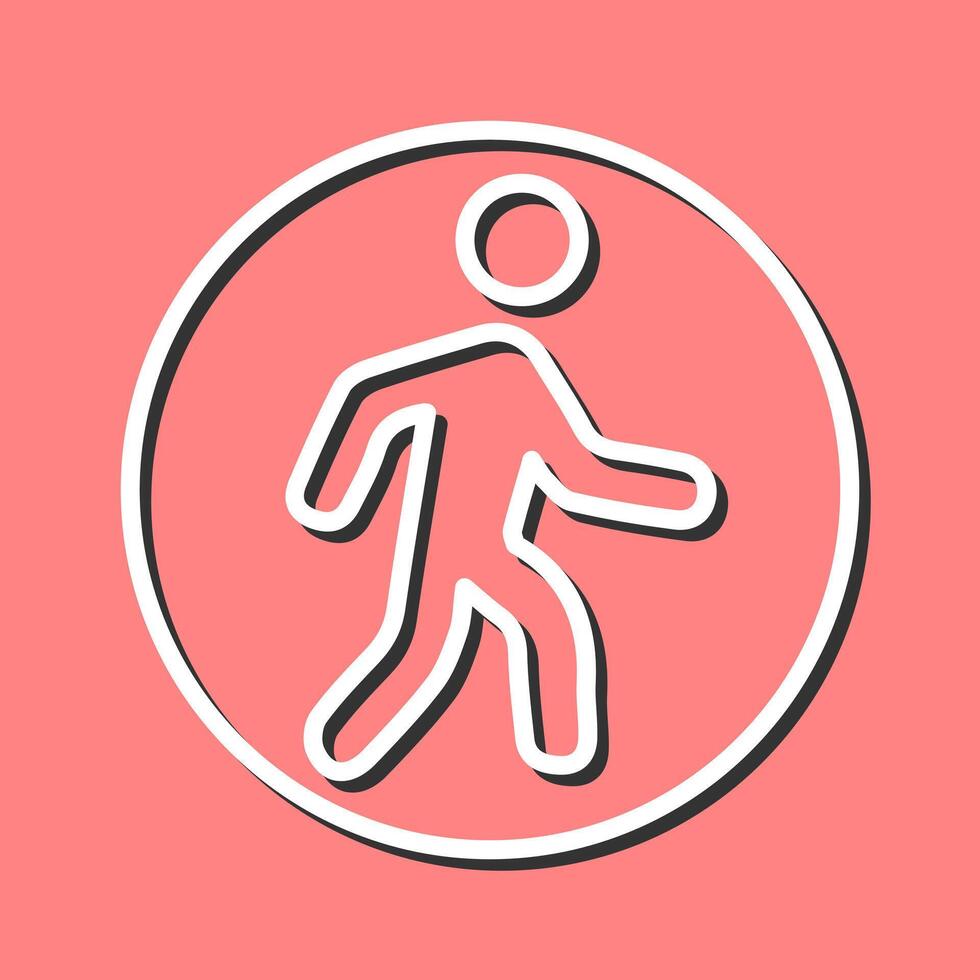 Person Walking Icon Design vector