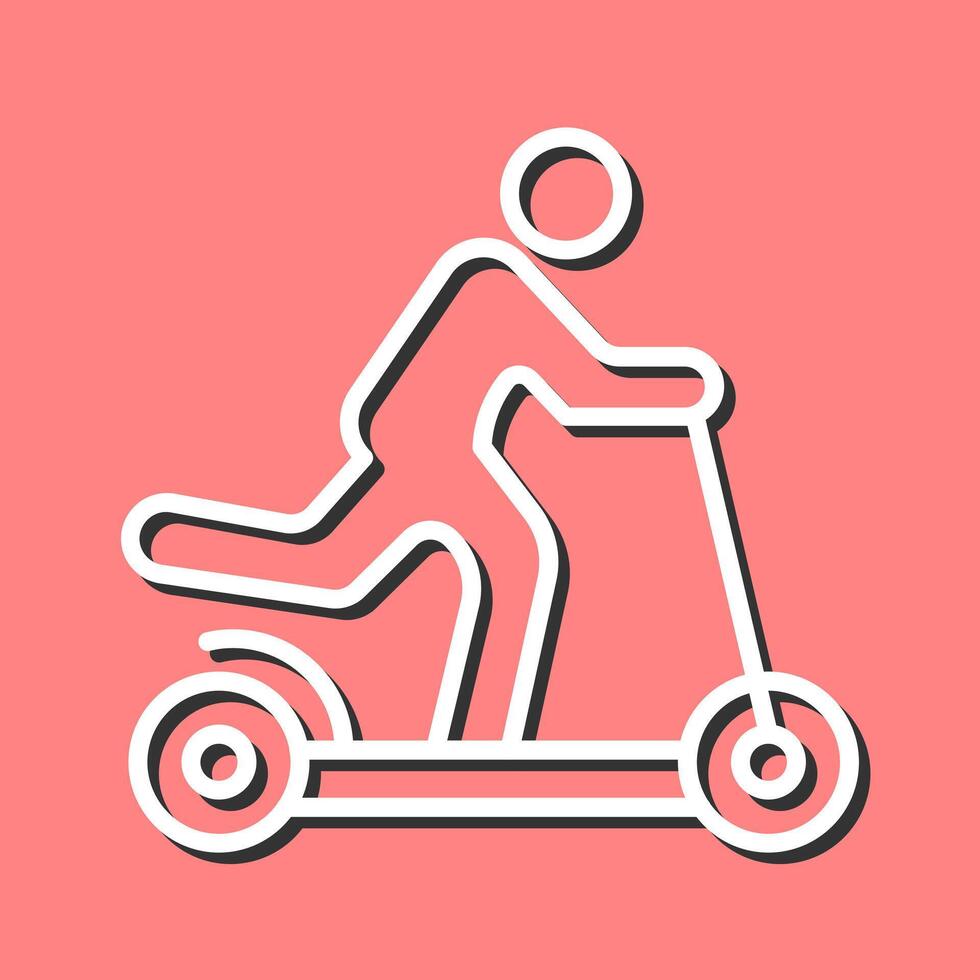 Kick Scooter Icon Design vector