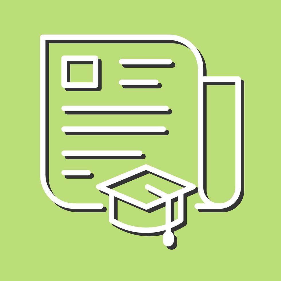 Journalism Education Icon Design vector