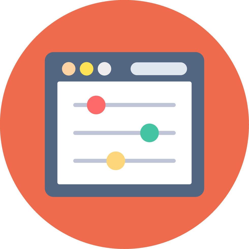 Adjust Icon Design vector