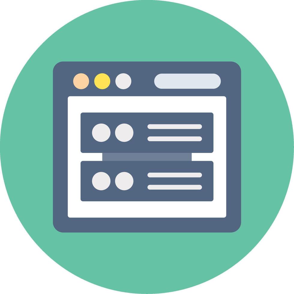 Database Icon Design vector