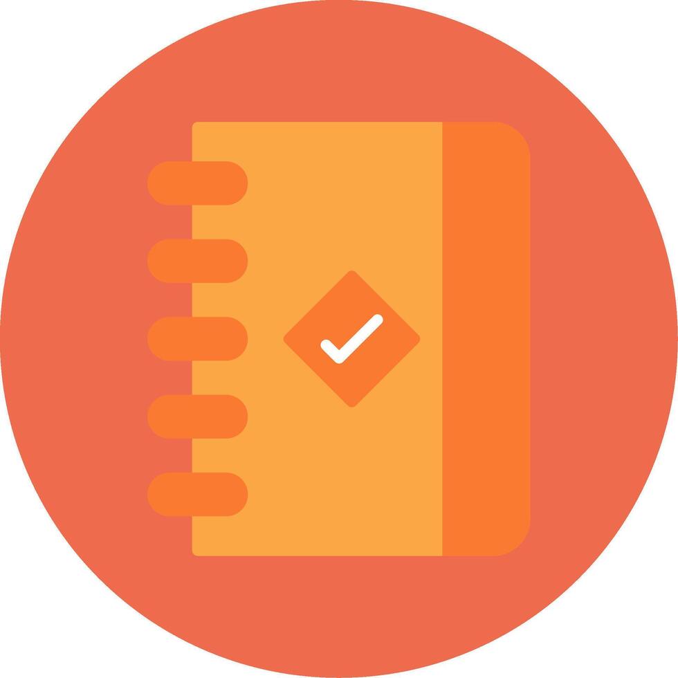 Notebook Icon Design vector