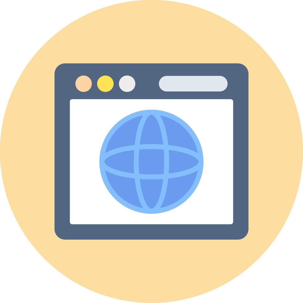 Earth Globe Icon Design vector
