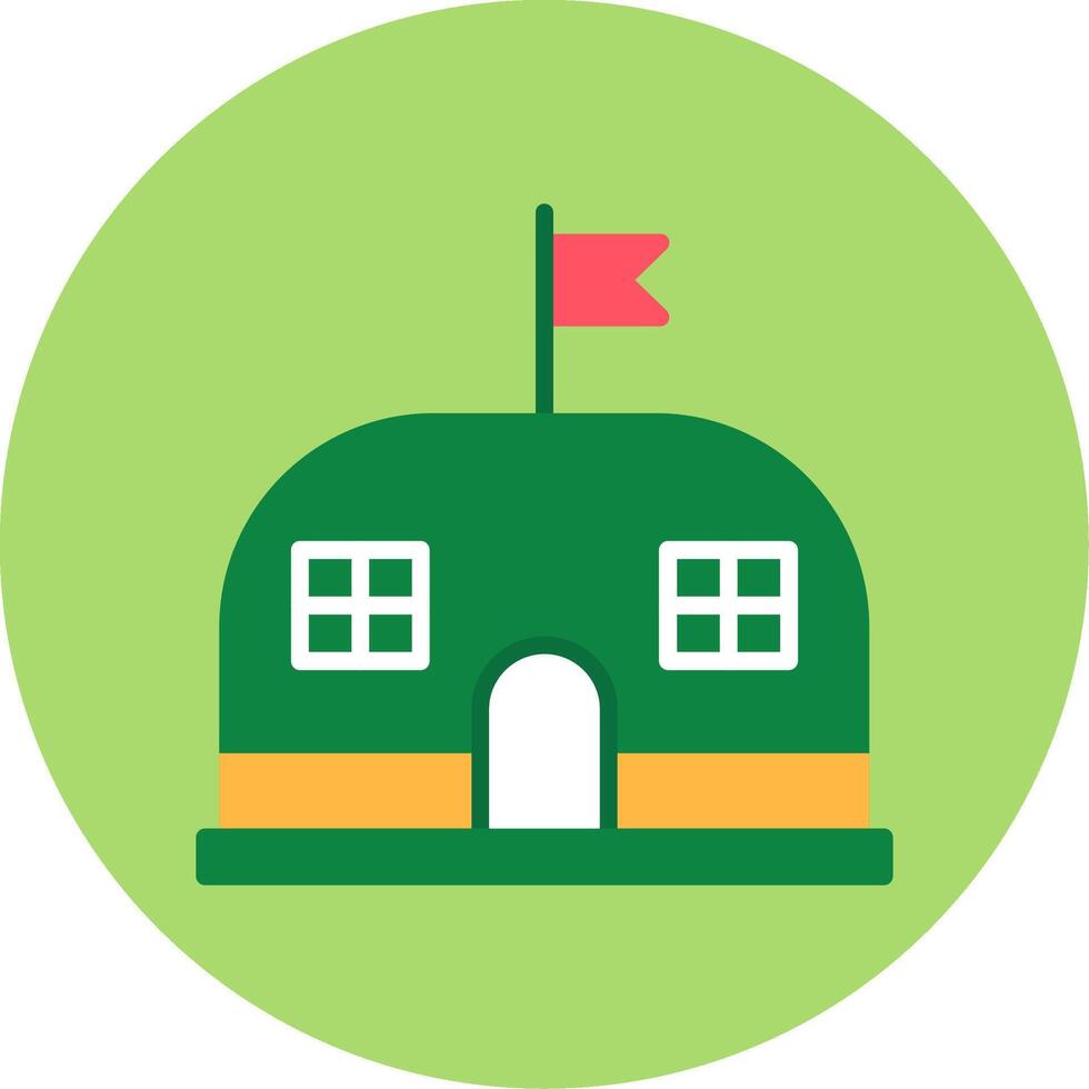 Military Base Icon Design vector