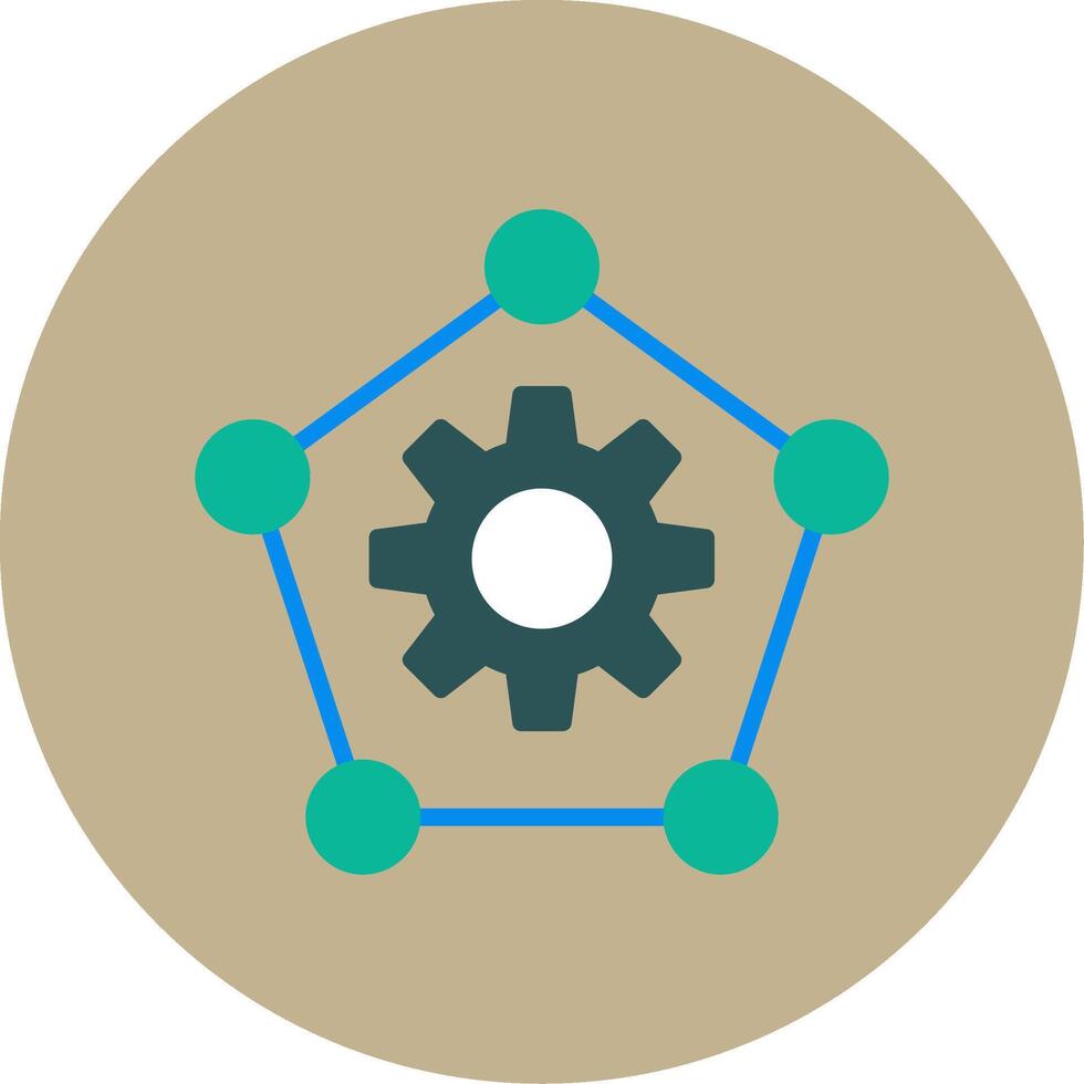 Network Icon Design vector