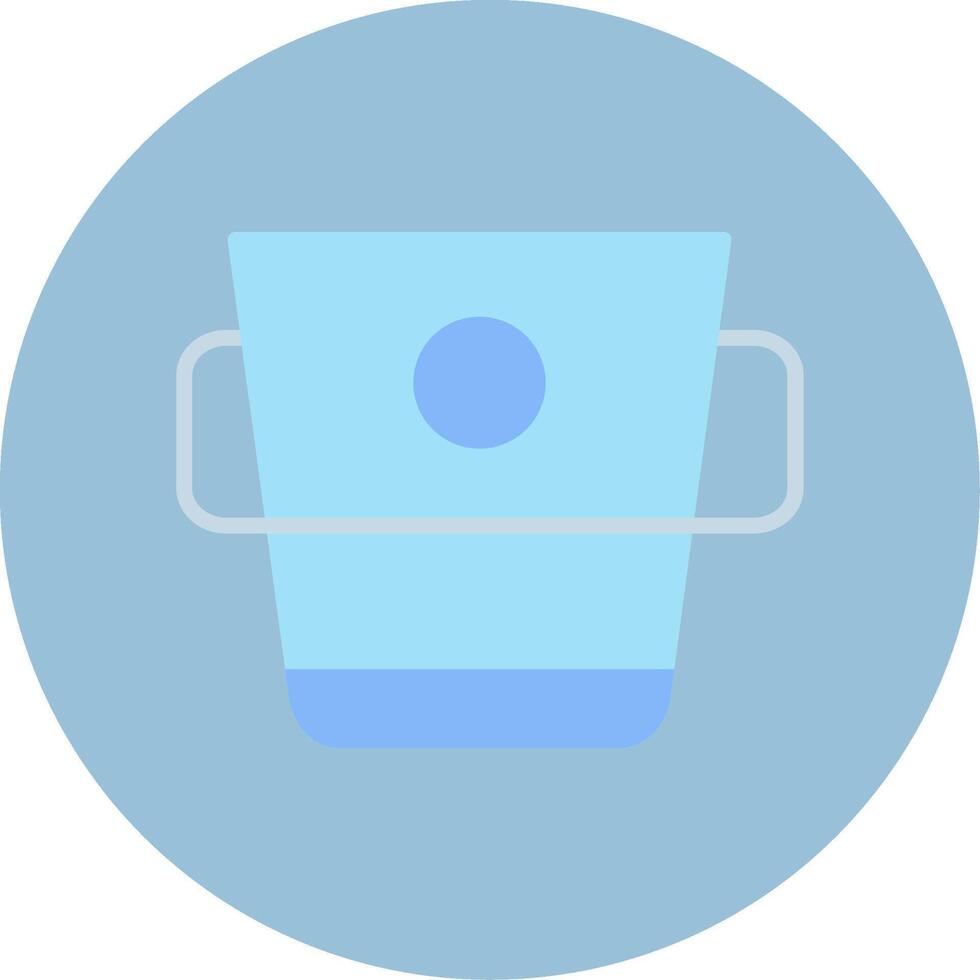 Water Bucket Icon Design vector