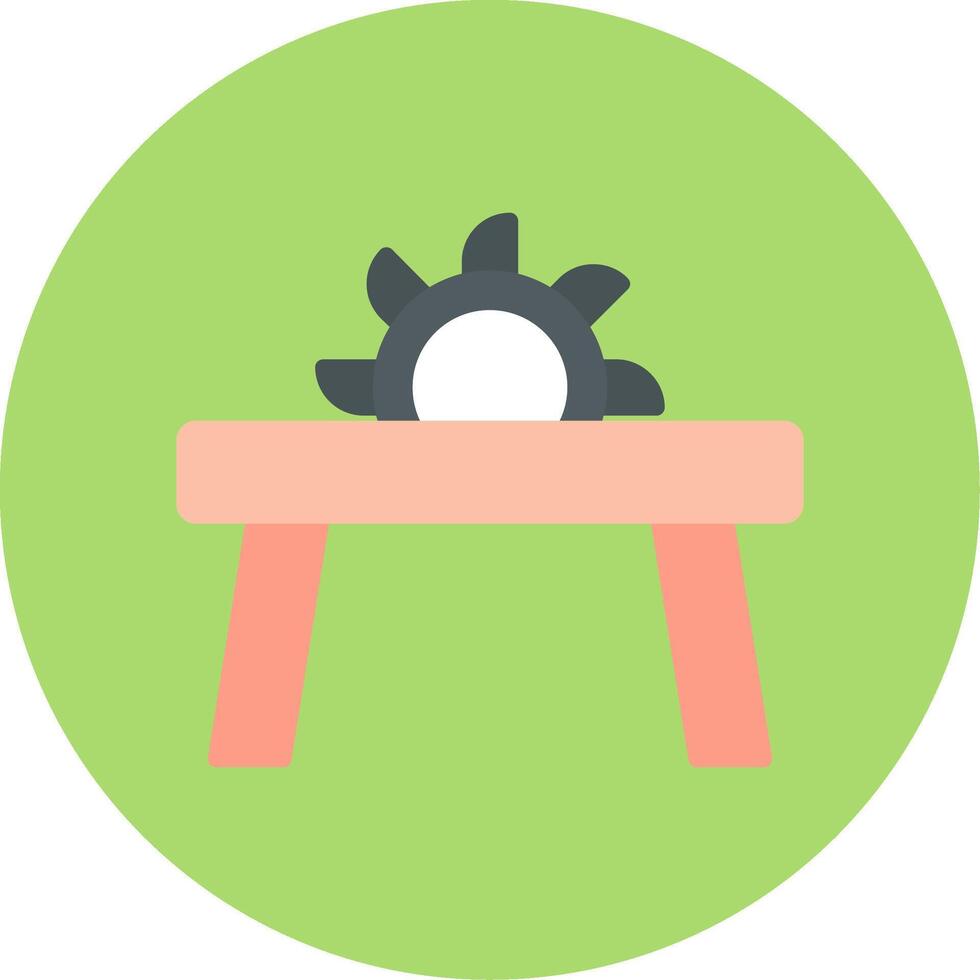 Table Saw Icon Design vector