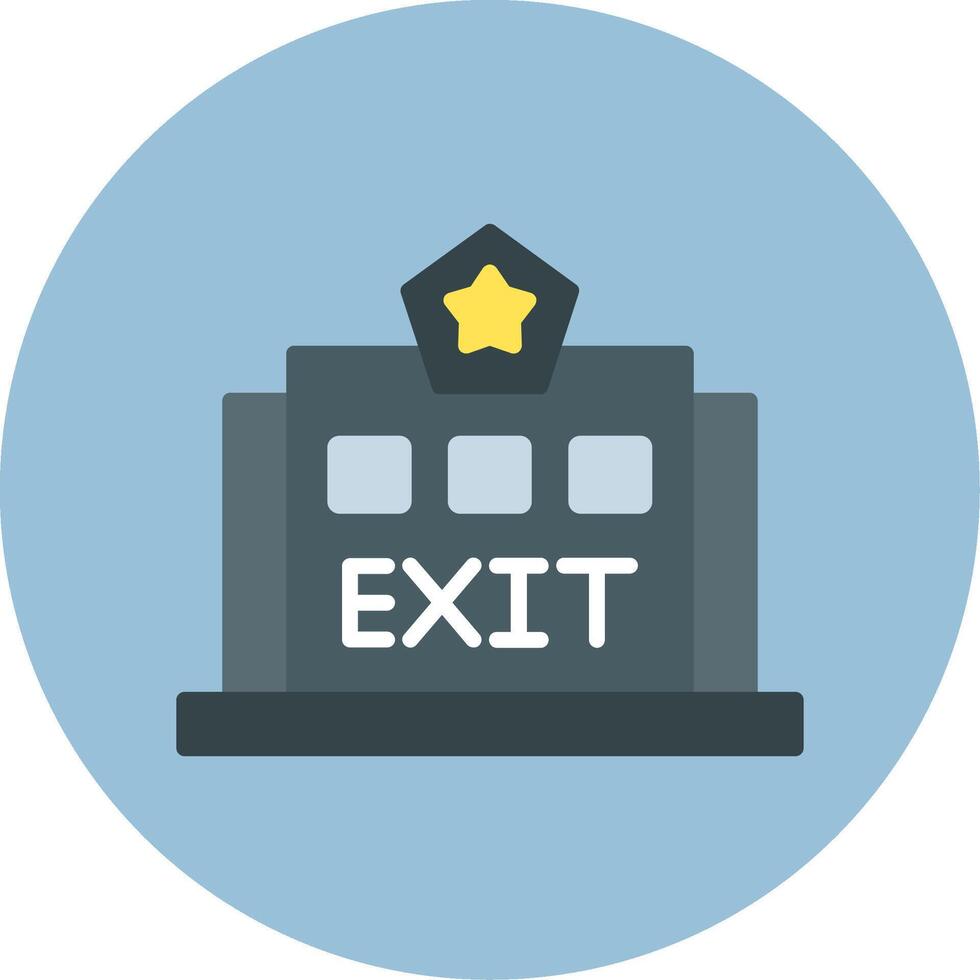 Exit Icon Design vector