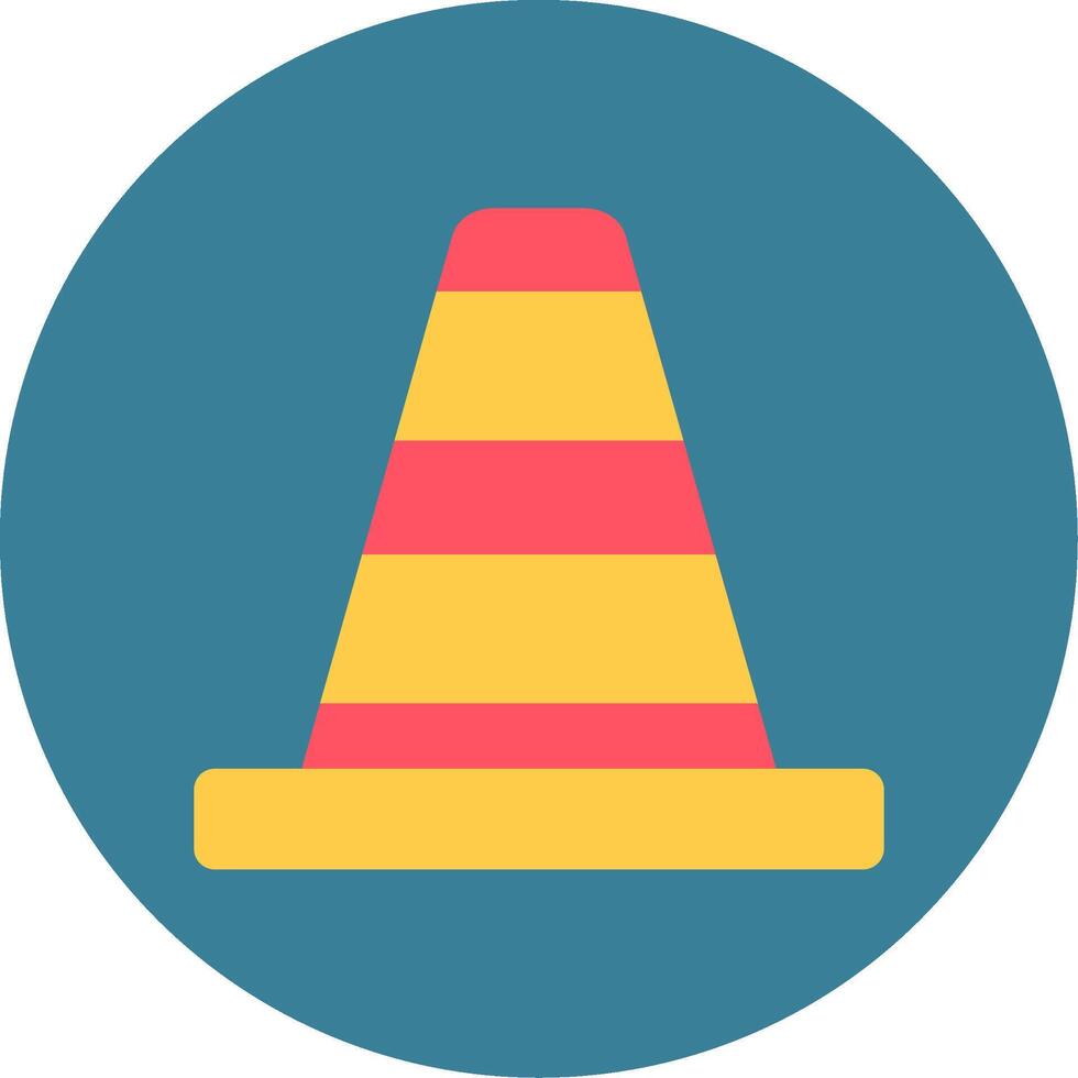 Traffic Cone Icon Design vector