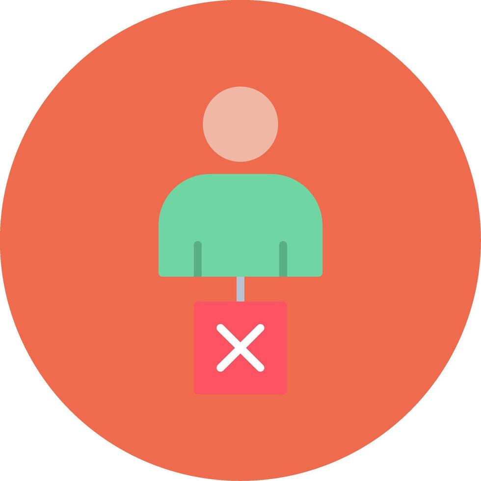 Unemployed Icon Design vector