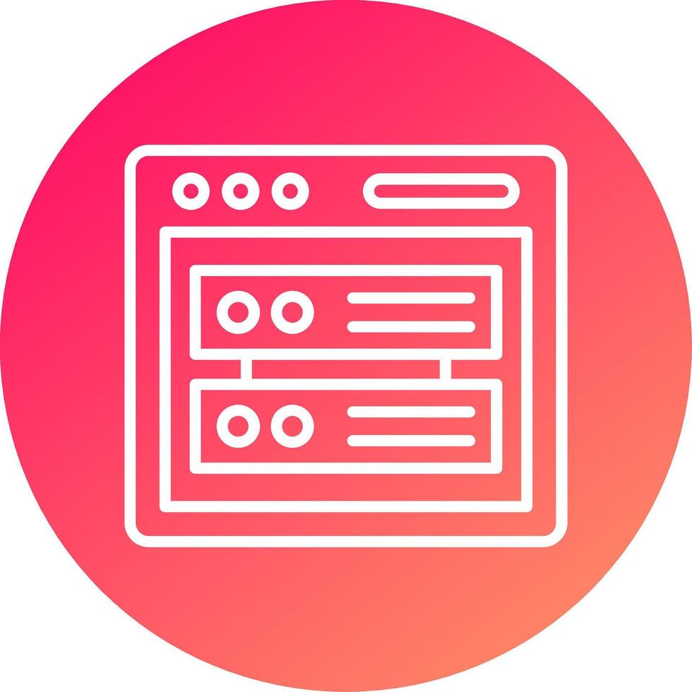 Database Icon Design vector