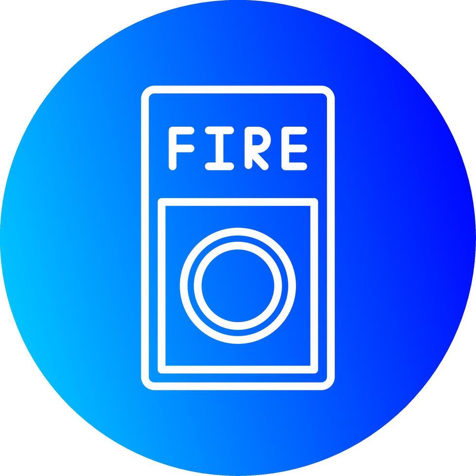 Fire Button Icon Design vector