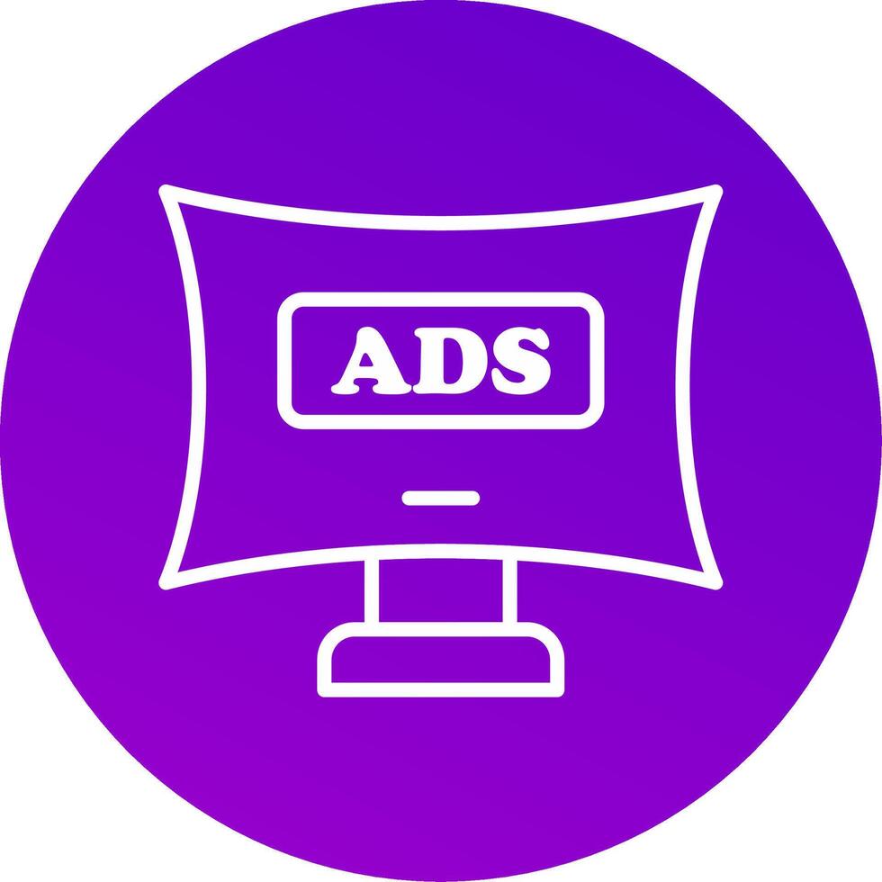 Advertising Icon Design vector
