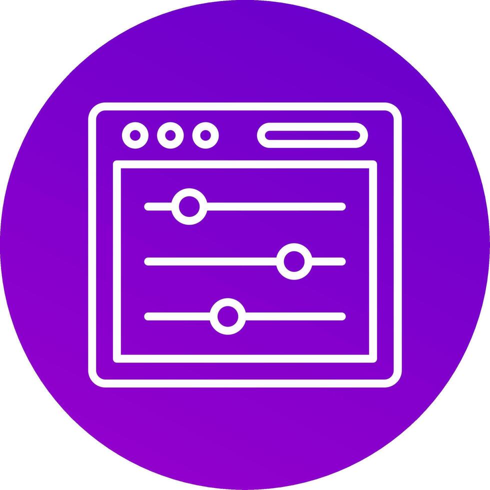 Adjust Icon Design vector