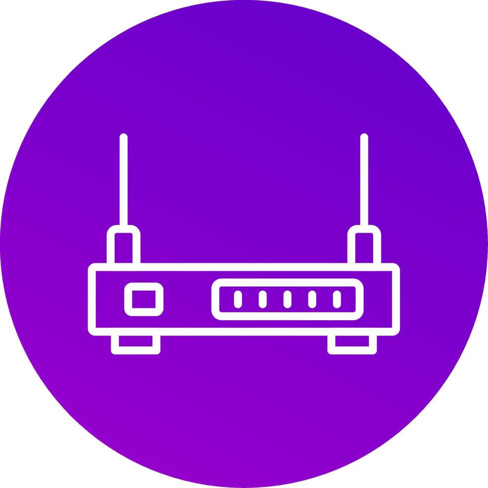 Wifi Router Icon Design vector