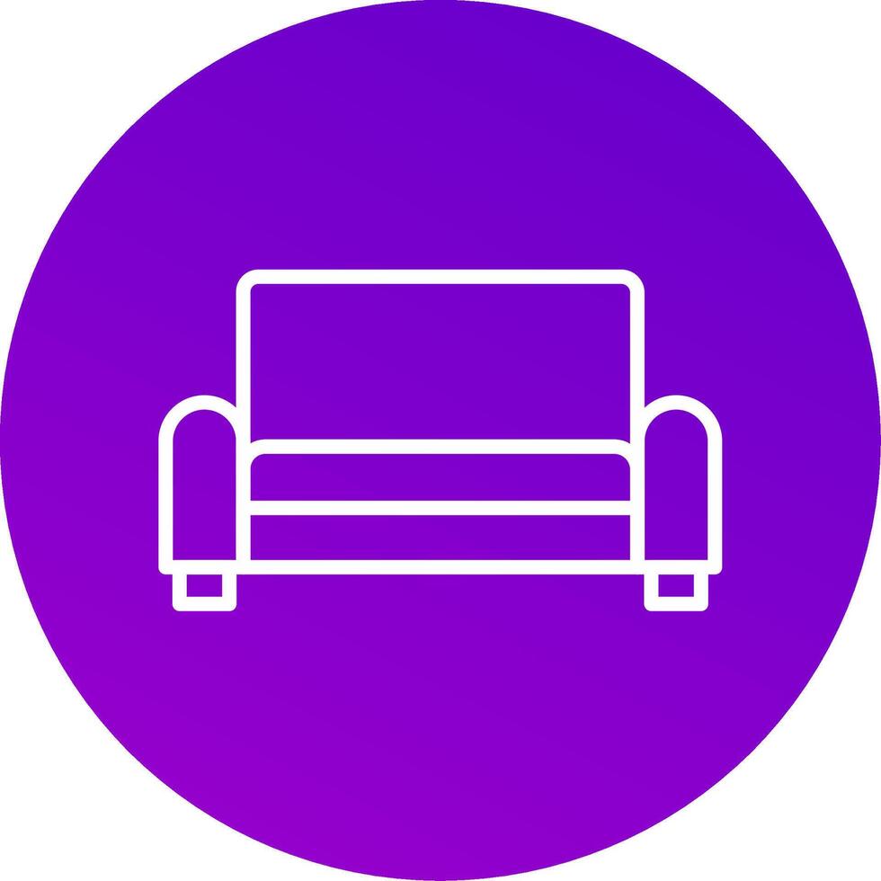 Sofa Icon Design vector