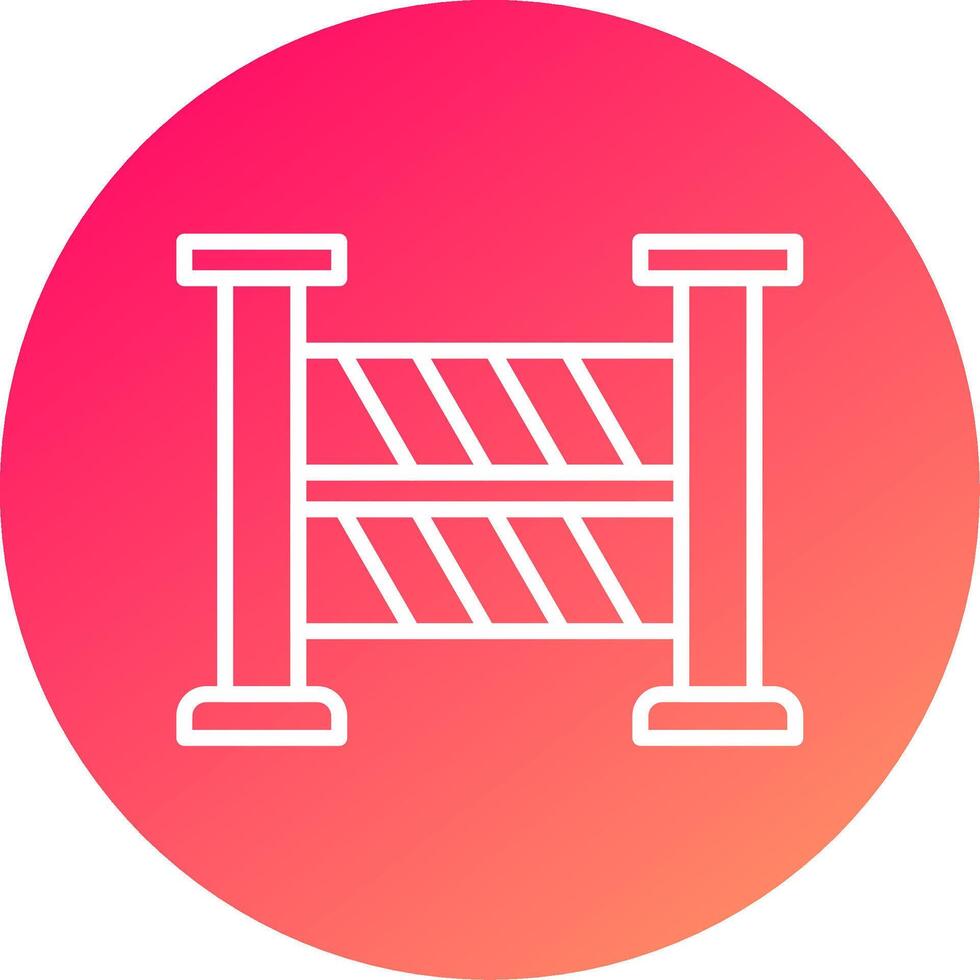Road Block Icon Design vector