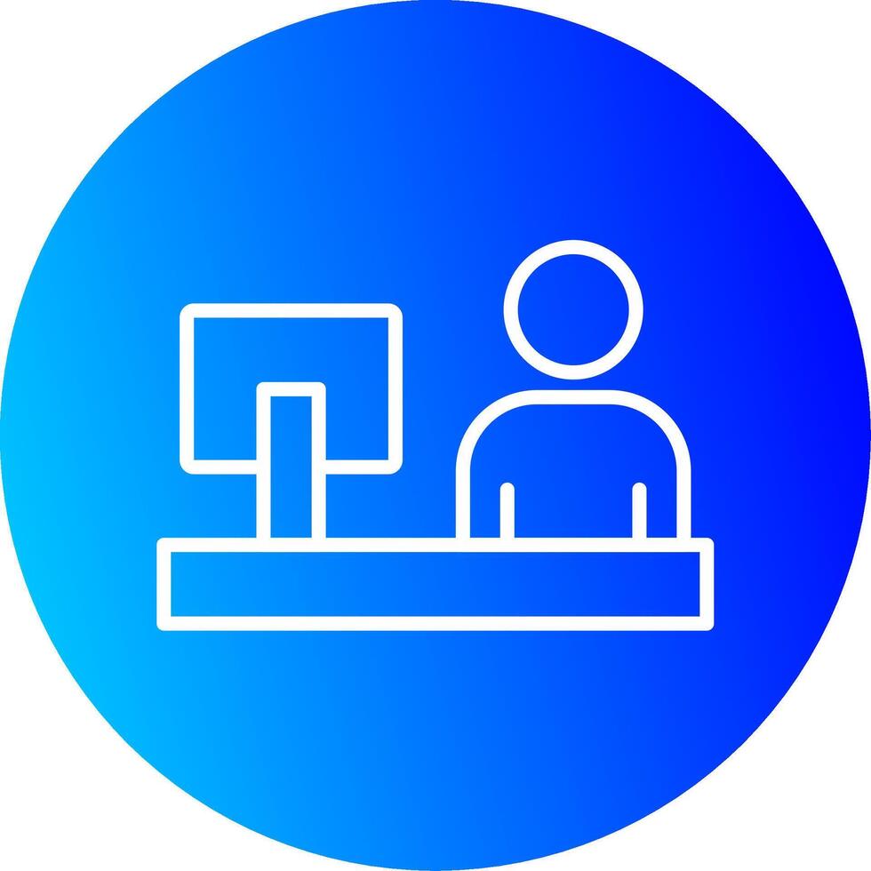 Work From Home Icon Design vector