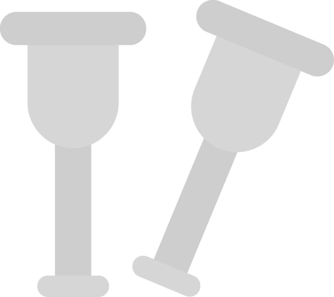 Crutches Icon Design vector