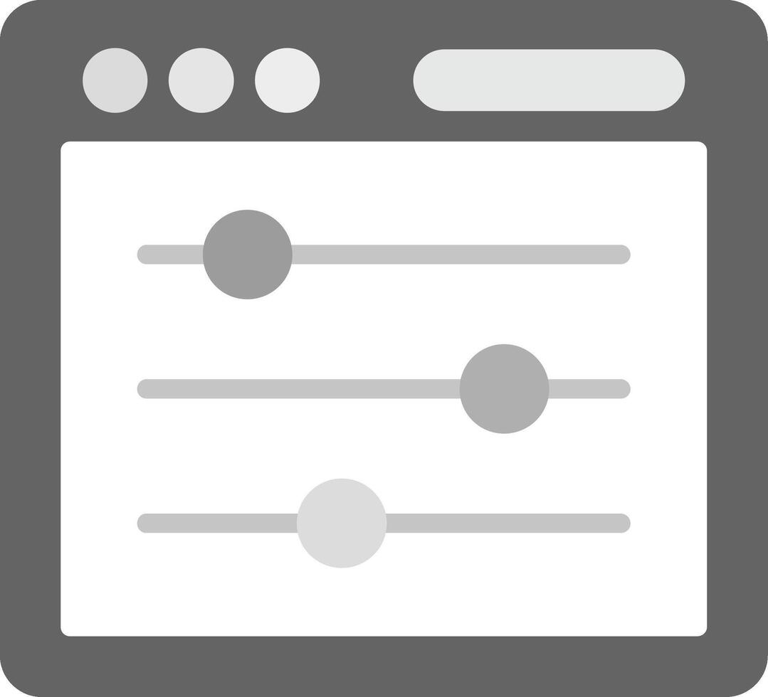 Adjust Icon Design vector