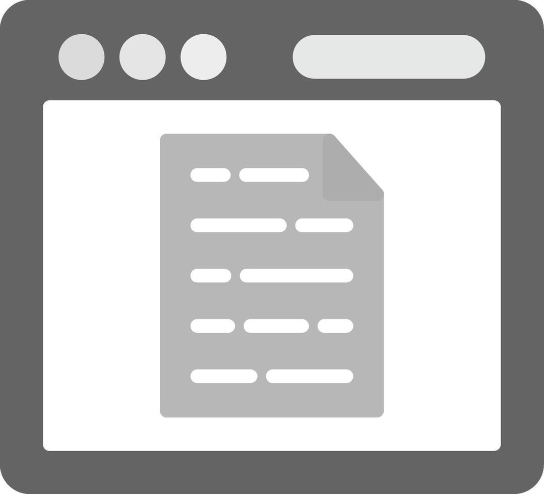 Document Icon Design vector