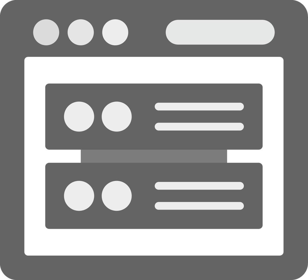 Database Icon Design vector