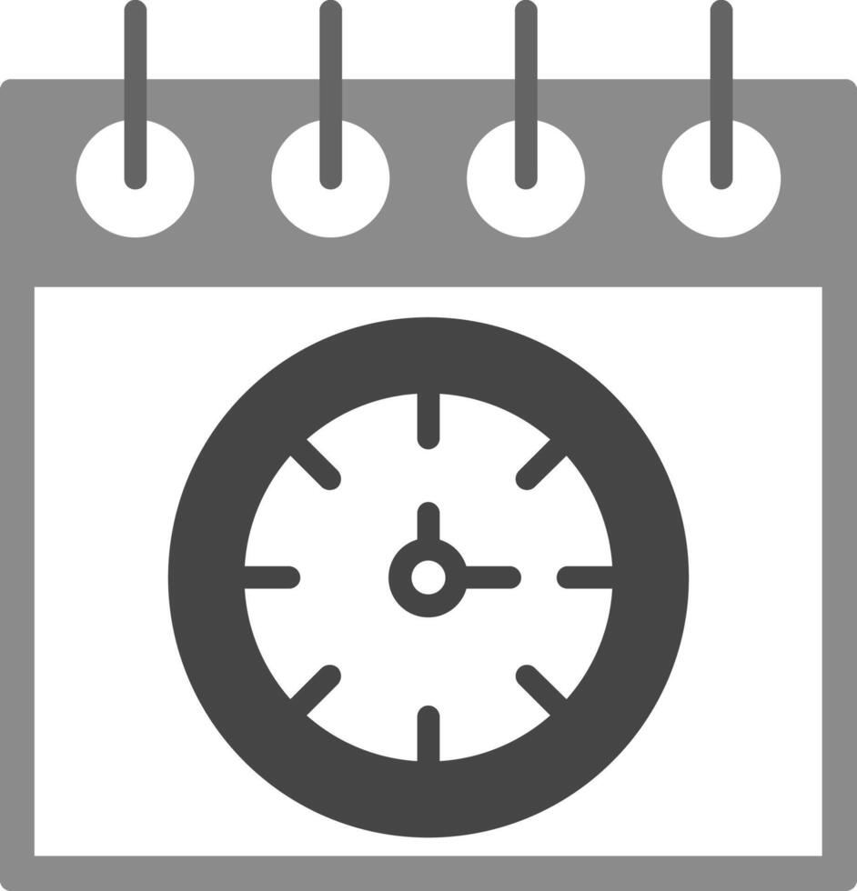 Deadline Icon Design vector