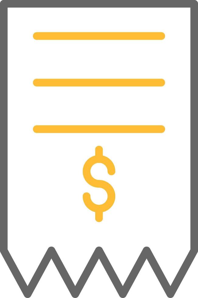 Receipt Icon Design vector