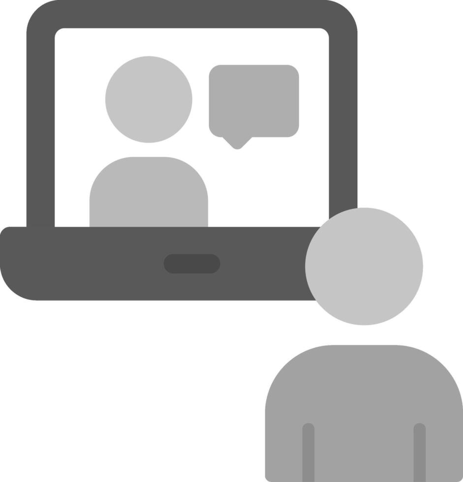 Online Conference Icon Design vector