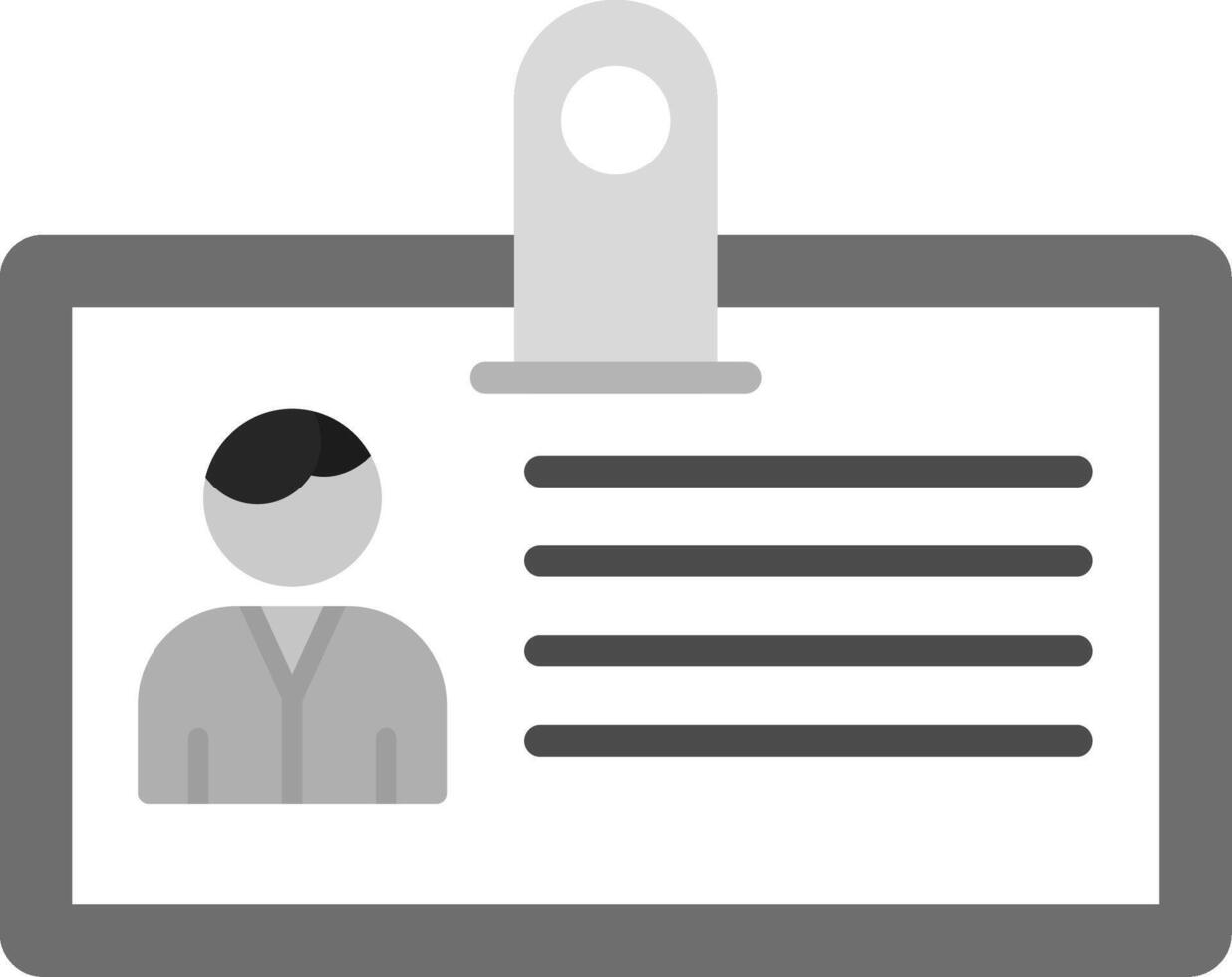 Identification Card Icon Design vector
