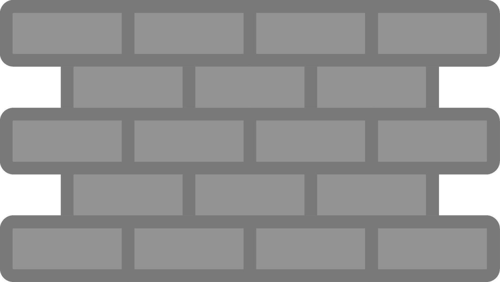 Brick Wall Icon Design vector